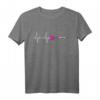 Dart Herzschlag EKG Herzlinie T-Shirt - Für Frauen, Mädchen & Dartfans, Perfekt für Turniere & Freizeit