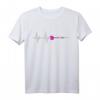 Dart Herzschlag EKG Herzlinie T-Shirt - Für Frauen, Mädchen & Dartfans, Perfekt für Turniere & Freizeit