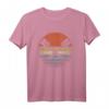 Vintage Dartpfeil Sunset Dart T-Shirt – Perfektes Geschenk für Hobby Dartspieler und Dartscheibenspiele zu Hause