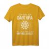 Herren Dart Lustig Darts Dartspieler Darter Geschenk T-Shirt – Witziges Dart Outfit mit Spruch für Dartfans und Dartspieler