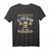 Unterschätze niemals einen alten Mann mit Dartpfeil T-Shirt – Lustiges Geschenk für Dart-Fans zu Geburtstag, Vatertag, Weihnachten
