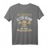 Unterschätze niemals einen alten Mann mit Dartpfeil T-Shirt – Lustiges Geschenk für Dart-Fans zu Geburtstag, Vatertag, Weihnachten