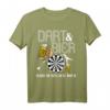 Lustiges Dart und Bier Herren Geschenk - Dartspieler T-Shirt für Geburtstag, Vatertag & als Überraschung für Dartfans