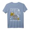 Lustiges Dart und Bier Herren Geschenk - Dartspieler T-Shirt für Geburtstag, Vatertag & als Überraschung für Dartfans