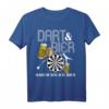 Lustiges Dart und Bier Herren Geschenk - Dartspieler T-Shirt für Geburtstag, Vatertag & als Überraschung für Dartfans