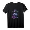 Dart Queen Dartscheibe Frau - Beste Dartspielerin T-Shirt für Hobby- und Turnierspielerinnen, Geschenkidee für Dartliebhaberinnen