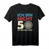 Ich Bin Nicht 50, Ich Bin Bullseye - Lustiges Dart T-Shirt für Dartspieler, Dartfans und Dartliebhaber zum Geburtstag, Weihnachten & Dart Turnier