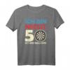 Ich Bin Nicht 50, Ich Bin Bullseye - Lustiges Dart T-Shirt für Dartspieler, Dartfans und Dartliebhaber zum Geburtstag, Weihnachten & Dart Turnier
