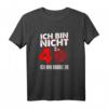 Ich bin nicht 40, ich bin Double 20 Dart T-Shirt - Lustiges Geschenk für Dartfans zum HapMonkey, Weihnachten & mehr