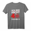 Ich bin nicht 40, ich bin Double 20 Dart T-Shirt - Lustiges Geschenk für Dartfans zum HapMonkey, Weihnachten & mehr
