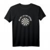 Darts Spruch 'Die Welt ist eine Scheibe' - Lustiges Dart T-Shirt für Dartspieler & Fans als Geschenk