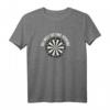 Darts Spruch 'Die Welt ist eine Scheibe' - Lustiges Dart T-Shirt für Dartspieler & Fans als Geschenk