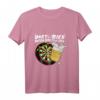 Dart und Bier darum bin ich hier T-Shirt – Lustiges Dart Spieler Motiv für Männer