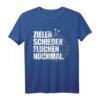 Zielen Schießen Fluchen Dart T-Shirt – Lustiges Design für Dartspieler, Fans und Turnierteilnehmer als Geschenk