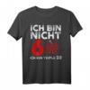 Lustiges Dart Geschenk zum 60. Geburtstag - Dartscheibe T-Shirt mit Spruch 'Ich bin nicht 60 ich bin Triple 20' für Darter und Dartfans
