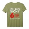 Lustiges Dart Geschenk zum 60. Geburtstag - Dartscheibe T-Shirt mit Spruch 'Ich bin nicht 60 ich bin Triple 20' für Darter und Dartfans