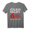 Lustiges Dart Geschenk zum 60. Geburtstag - Dartscheibe T-Shirt mit Spruch 'Ich bin nicht 60 ich bin Triple 20' für Darter und Dartfans