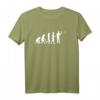 Evolution of Dart T-Shirt mit Spruch - Klassisch geschnitten, doppelt genähter Saum, perfekt für Dartspieler und Dartfans