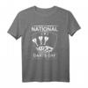 Lustiges Dart Geschenk T-Shirt für National Darts Day - Perfekt für Dartspieler, Väter, Opas & Ehemänner