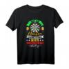 Bin am Darten Lustiges Dart Spruch - Witziges Dart Profi T-Shirt für Dartspieler, Vereinsmitglieder & Dartfans