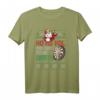 Hässliches Weihnachts-Darts T-Shirt - Lustiges Ugly Christmas Outfit mit Bier trinkendem Weihnachtsmann, Dartpfeilen & Dartscheibe, perfekt für Weihnachtsfeiern & Darts Training