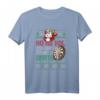 Hässliches Weihnachts-Darts T-Shirt - Lustiges Ugly Christmas Outfit mit Bier trinkendem Weihnachtsmann, Dartpfeilen & Dartscheibe, perfekt für Weihnachtsfeiern & Darts Training