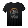 Vintage Triple 20 Dartscheibe T-Shirt - 180 Dart Design für Dartfans und Hobbyspieler, Perfekt für Turniere & Freunde