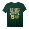 Double Bullseye 50. Geburtstag Geschenkidee Darts Darter T-Shirt - Humorvolles Fan Outfit für Dartspieler & Dartfans