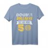 Double Bullseye 50. Geburtstag Geschenkidee Darts Darter T-Shirt - Humorvolles Fan Outfit für Dartspieler & Dartfans