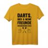 Lustiges Dart Bier & Meine Freunde Dartspieler T-Shirt - Witziges Geschenk für Dartfans zum Geburtstag & Weihnachten