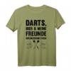 Lustiges Dart Bier & Meine Freunde Dartspieler T-Shirt - Witziges Geschenk für Dartfans zum Geburtstag & Weihnachten