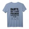 Lustiges Dart Bier & Meine Freunde Dartspieler T-Shirt - Witziges Geschenk für Dartfans zum Geburtstag & Weihnachten