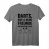 Lustiges Dart Bier & Meine Freunde Dartspieler T-Shirt - Witziges Geschenk für Dartfans zum Geburtstag & Weihnachten