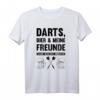 Lustiges Dart Bier & Meine Freunde Dartspieler T-Shirt - Witziges Geschenk für Dartfans zum Geburtstag & Weihnachten