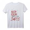 Dartspieler Keep Calm and Play Darts T-Shirt – Perfektes Geschenk für Dartfans und Turnierspieler