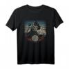 Vintage Dart Totenkopf Dartpfeile T-Shirt – Perfekt für Hobby Dartspieler & Dart Turniere, Geschenkidee für Freunde & Familie