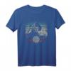 Vintage Dart Totenkopf Dartpfeile T-Shirt – Perfekt für Hobby Dartspieler & Dart Turniere, Geschenkidee für Freunde & Familie