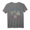 Vintage Dart Totenkopf Dartpfeile T-Shirt – Perfekt für Hobby Dartspieler & Dart Turniere, Geschenkidee für Freunde & Familie