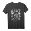 Dart Sport Totenkopf Dartscheibe Spieler Geschenk Dartpfeil - Cooles Dart T-Shirt für Männer, Papa & Club-Turnier
