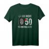 50er Geburtstag Dart T-Shirt - Ich bin nicht 50 ich bin bullseye, perfektes Geschenk für Dartspieler, Fans & Geburtstagskinder