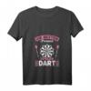 Damen Die Besten Frauen spielen Dart T-Shirt mit V-Ausschnitt – Perfekt für Dartturniere, Hobbyspieler & Dartfans
