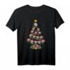 Darts Sports Lover Xmas Geschenk - Lustiges Darts Weihnachtsbaum T-Shirt für Familie, Freunde und Dartfans zu Weihnachten