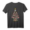 Darts Sports Lover Xmas Geschenk - Lustiges Darts Weihnachtsbaum T-Shirt für Familie, Freunde und Dartfans zu Weihnachten