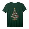 Darts Sports Lover Xmas Geschenk - Lustiges Darts Weihnachtsbaum T-Shirt für Familie, Freunde und Dartfans zu Weihnachten