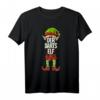 Darts Elf Partnerlook Weihnachten T-Shirt für Familien & Paare – Festliche Outfits mit Elfenhut
