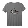 Zerrissene Kleidung Dartscheibe Dartspieler Geschenk Dart T-Shirt - Lustiges Dart Outfit für Geburtstage & Weihnachten