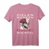 Zielen werfen fluchen nochmal - Lustiges Darts T-Shirt mit Totenkopf Motiv für Dartfans, Freunde & Familie als Geschenk zu Geburtstag, Weihnachten & mehr