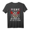 Ruhe Der Meister Ist Jetzt Dran Dartspieler T-Shirt - Lustiges Dart Design für Männer, Papas & Opas