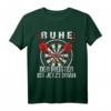Ruhe Der Meister Ist Jetzt Dran Dartspieler T-Shirt - Lustiges Dart Design für Männer, Papas & Opas