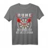 Ruhe Der Meister Ist Jetzt Dran Dartspieler T-Shirt - Lustiges Dart Design für Männer, Papas & Opas
